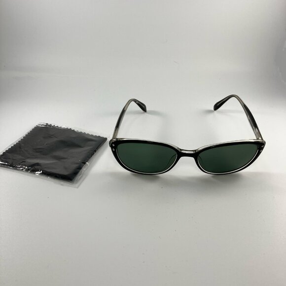 Vintage J Crew Women’s Sunglasses Cat-Eye Style Two-tone Frame (black + clear) - Picture 6 of 6